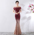 Robe de soirée moulante longue amincissante