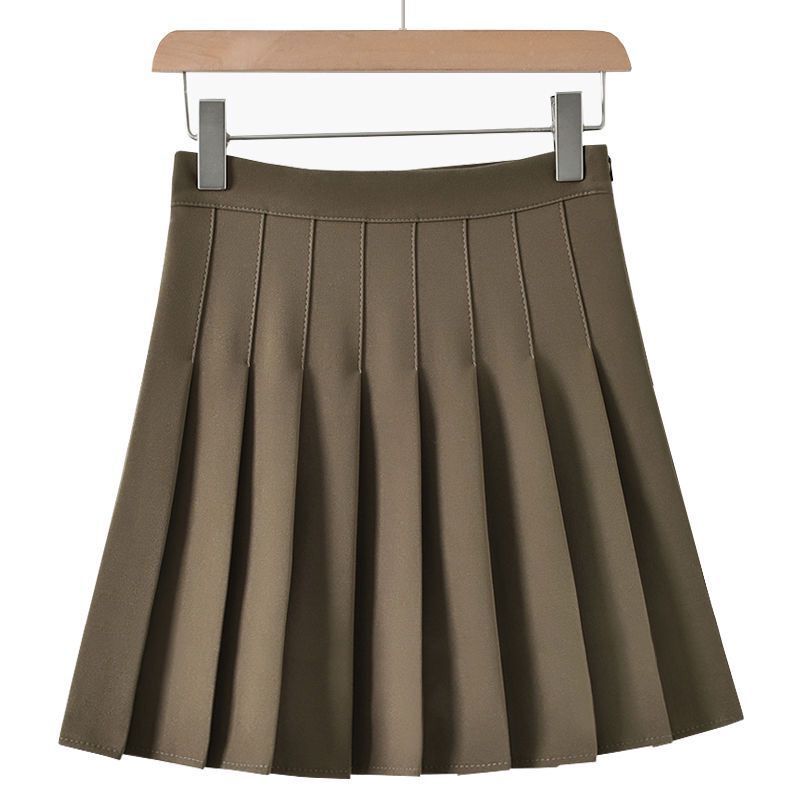 AutumnWinter Casual Pleated Skirt Women's