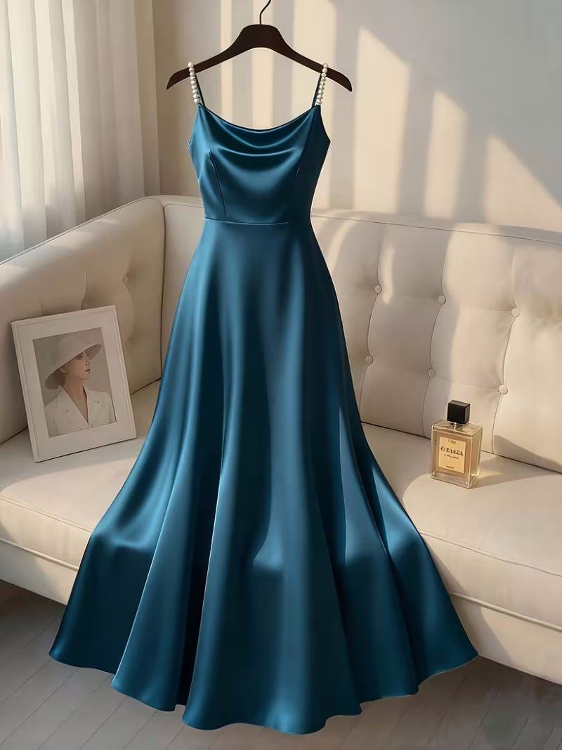 Women's Casual Loose Solid-Color Elegant Dress