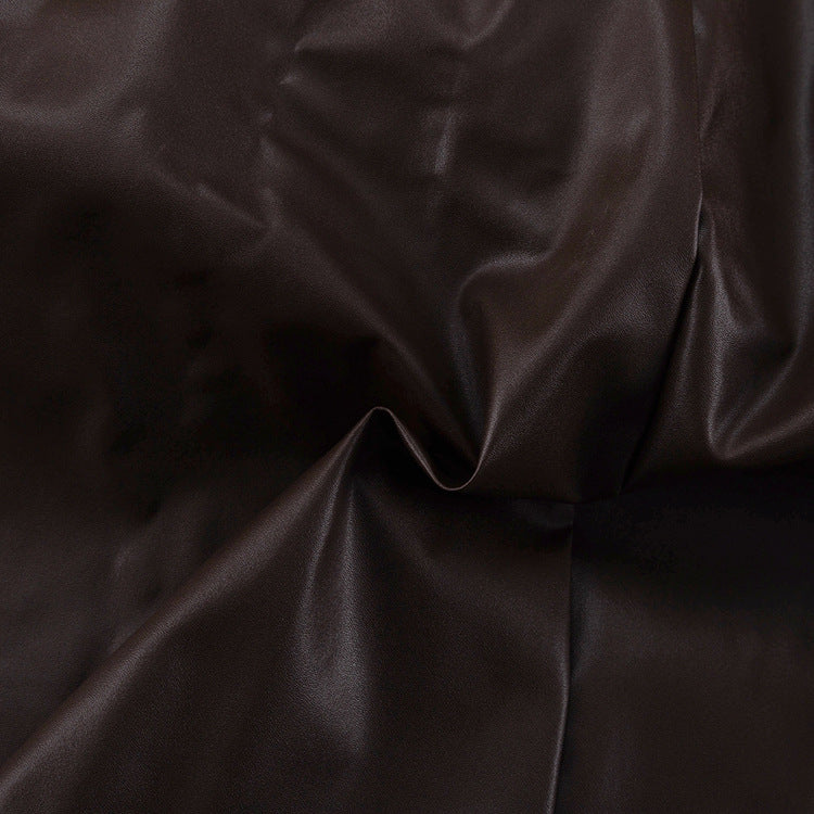 Stylish High-waisted Maxi Dress With Stand-up Collar