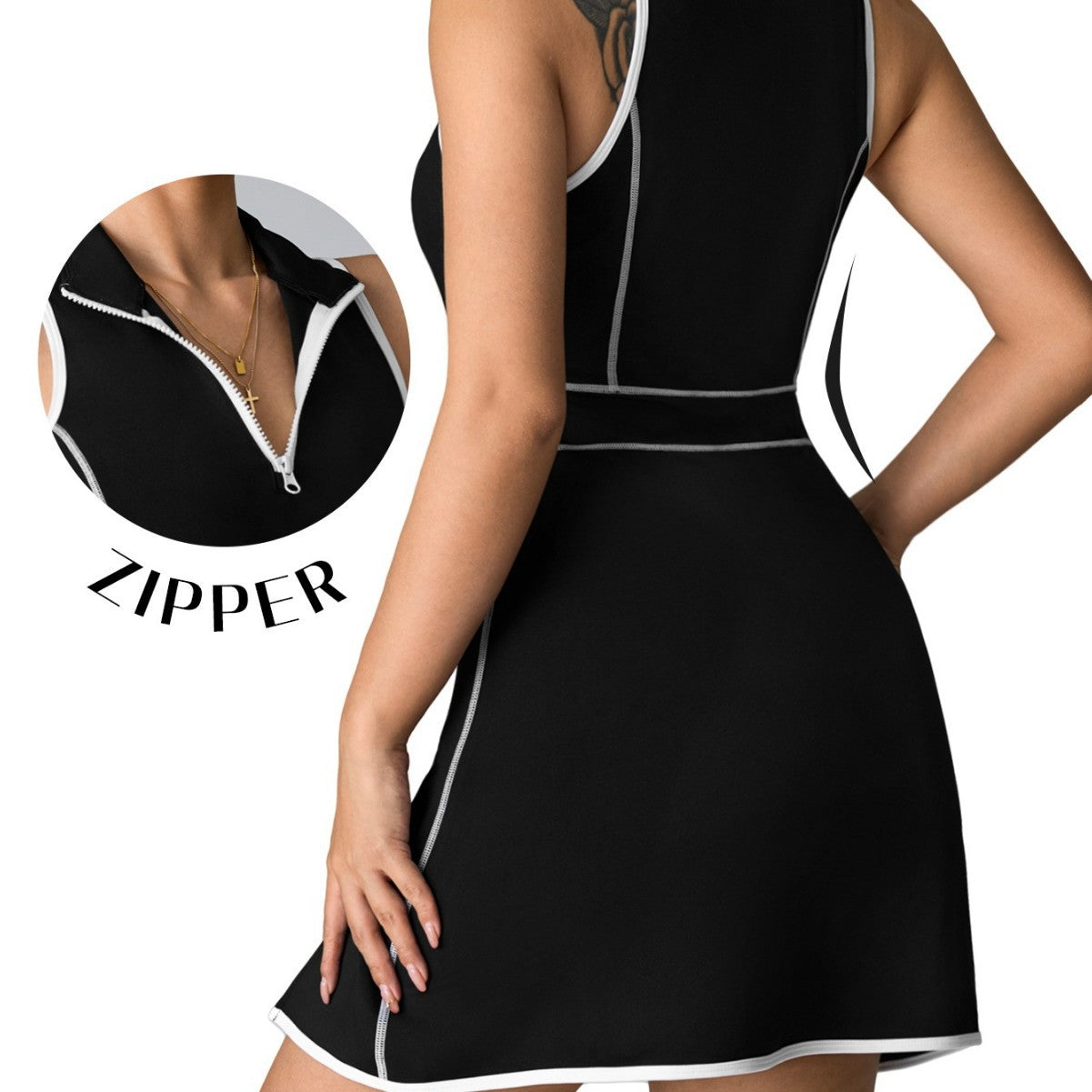 High-Waisted Sports Skirt