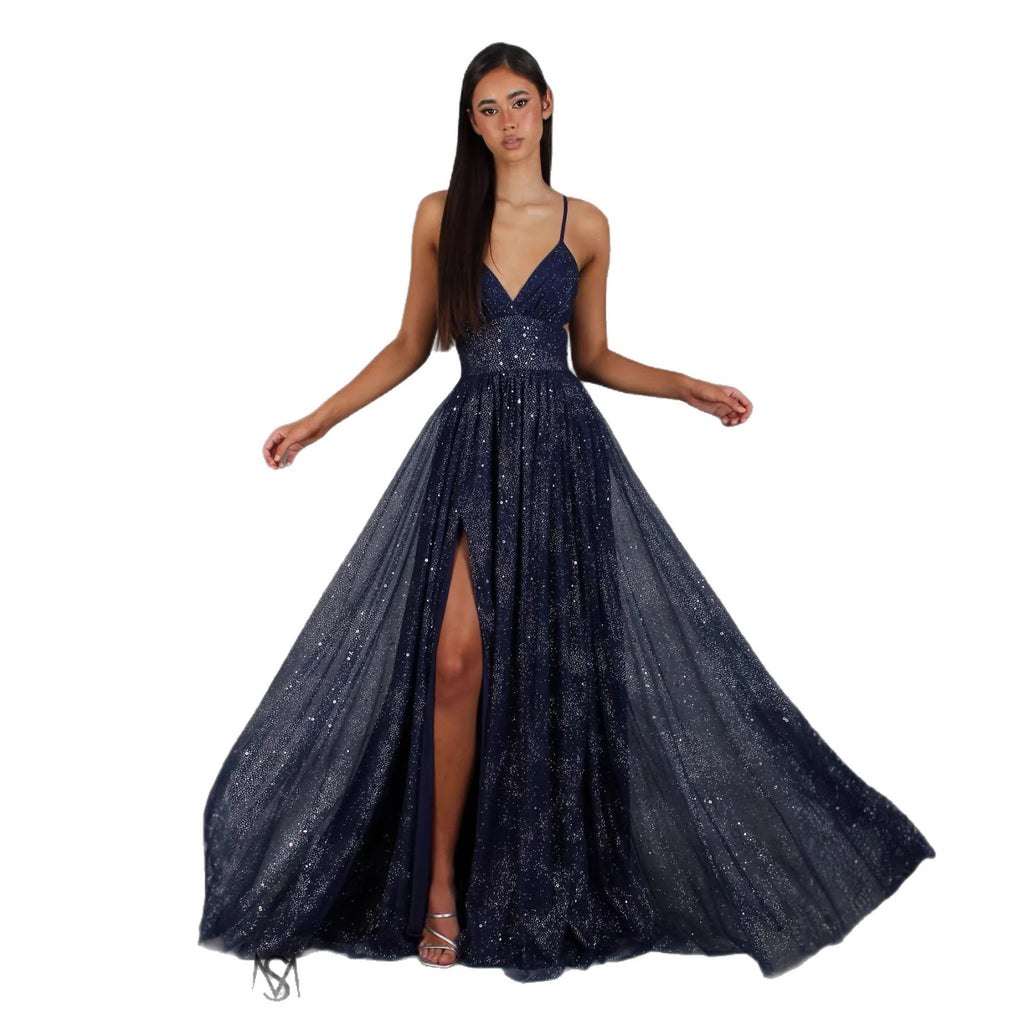 Womens Sleeveless Strapless Maxi Dress With A Flared Hem