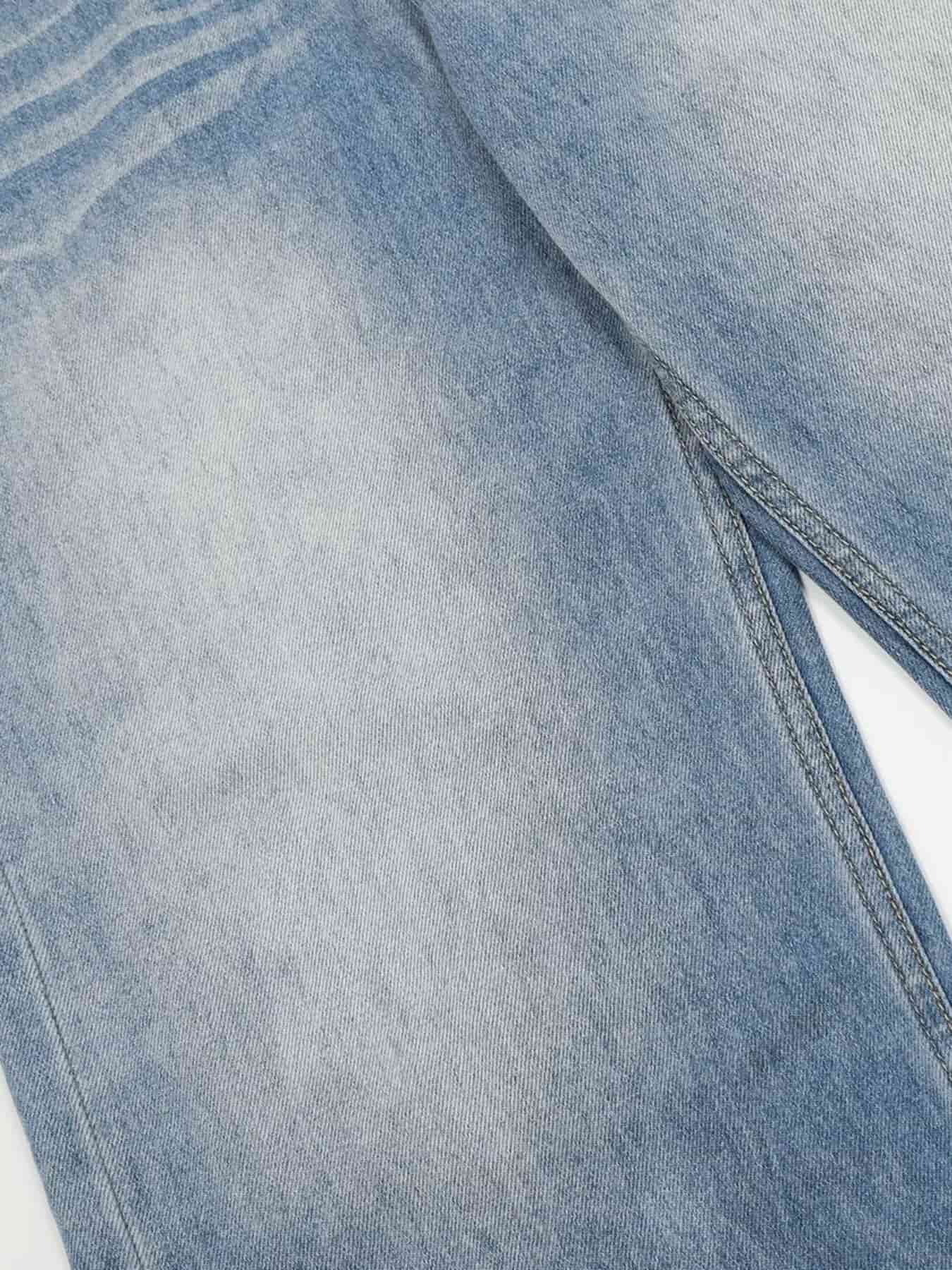Men's Wide Leg Wash Jeans