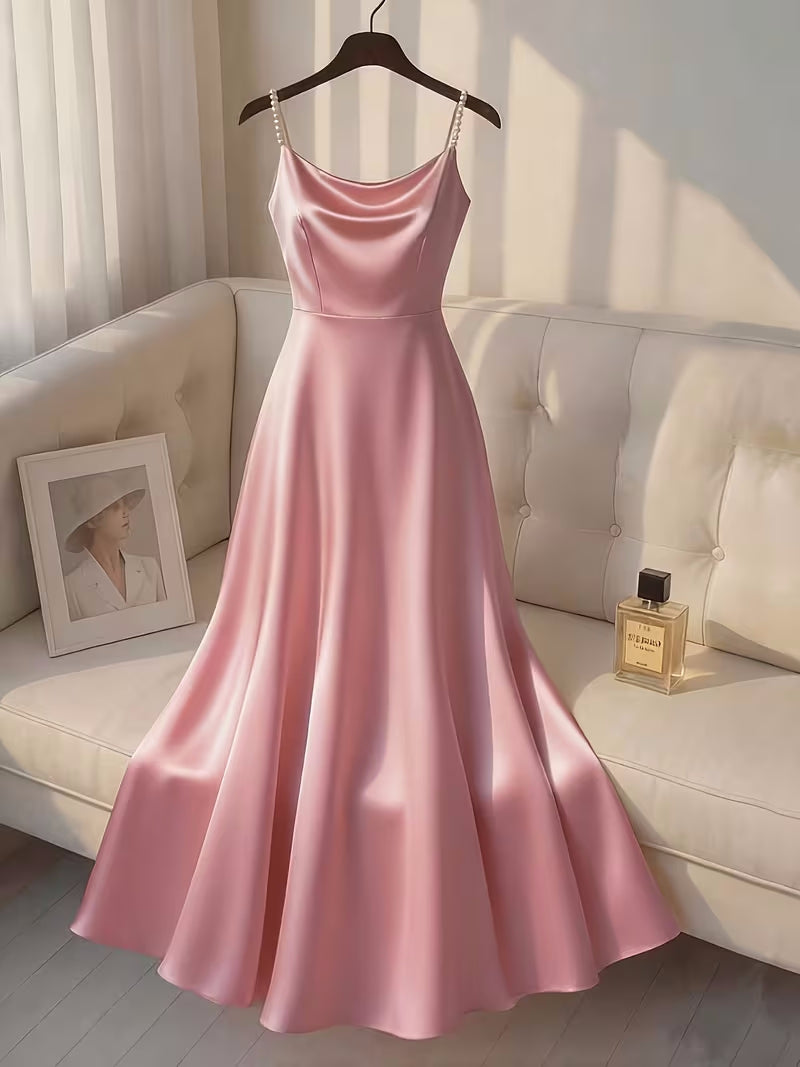 Women's Casual Loose Solid-Color Elegant Dress