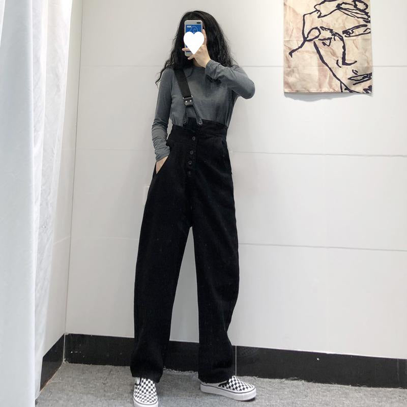 Two-way Wear Wide-leg Youth-boosting Floor-length Slip Pants