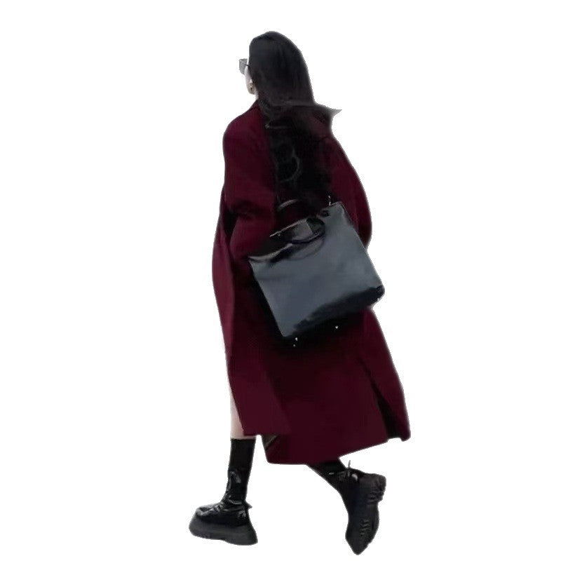 Petite Cropped Wool Coat