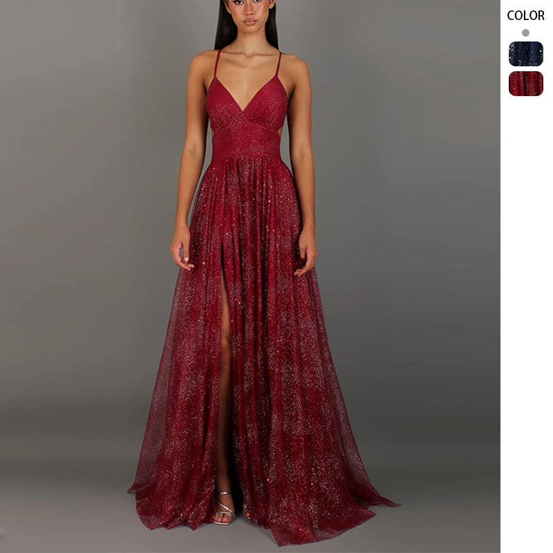 Womens Sleeveless Strapless Maxi Dress With A Flared Hem