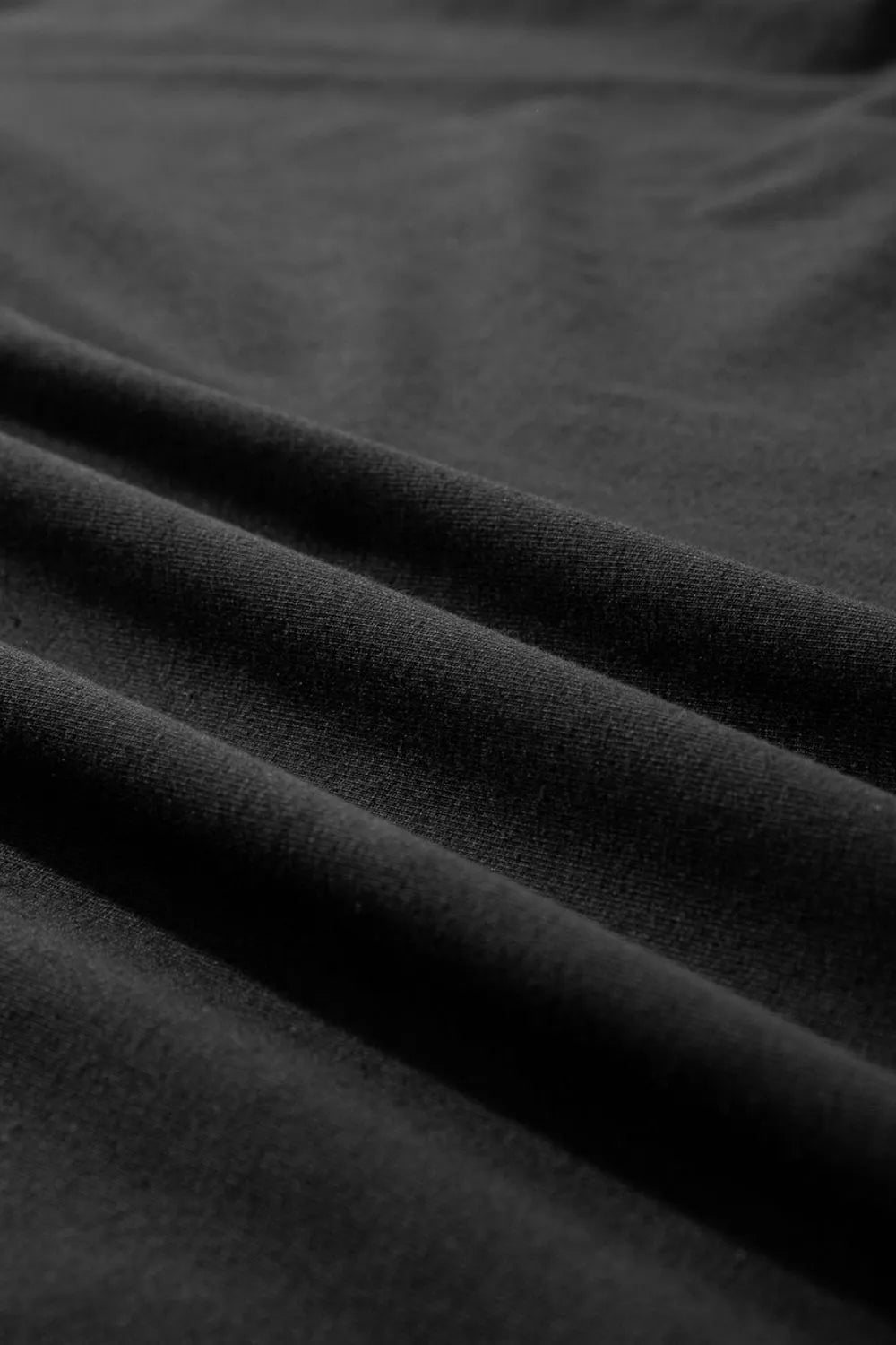 Close-up of black fabric texture