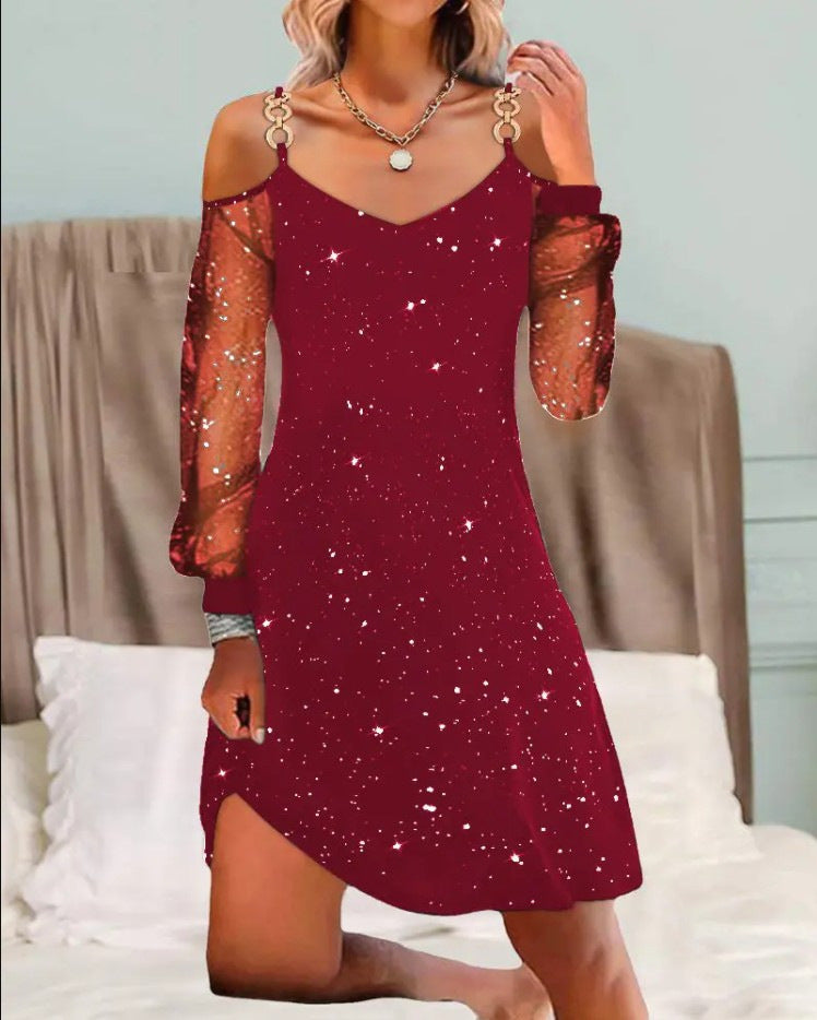 Geometric Mesh Dress