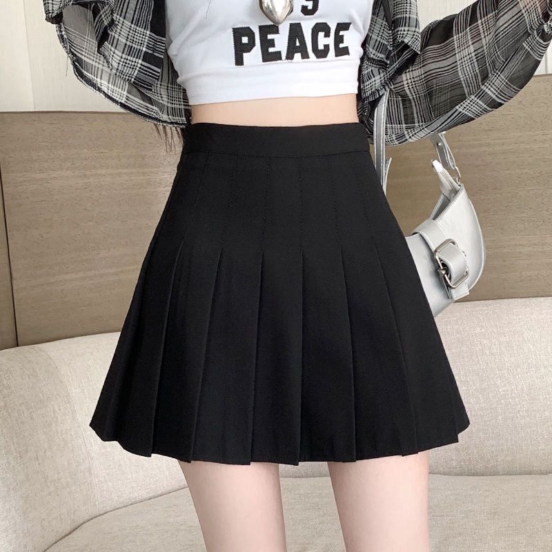 AutumnWinter Casual Pleated Skirt Women's