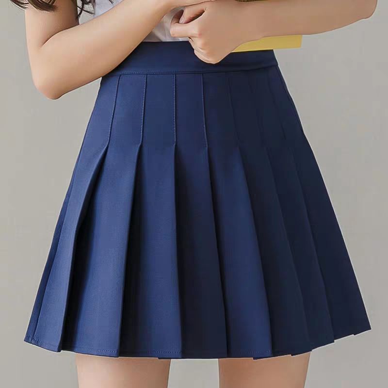 AutumnWinter Casual Pleated Skirt Women's