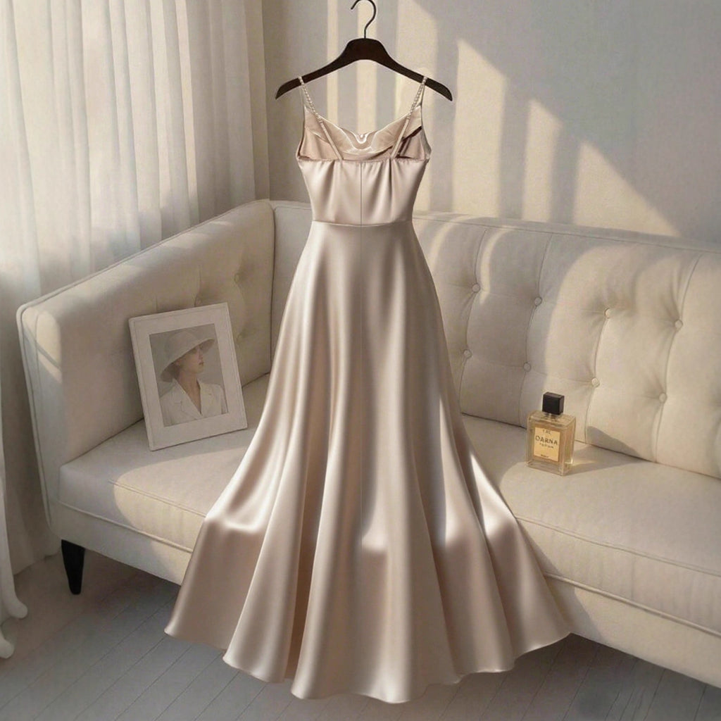 Women's Casual Loose Solid-Color Elegant Dress