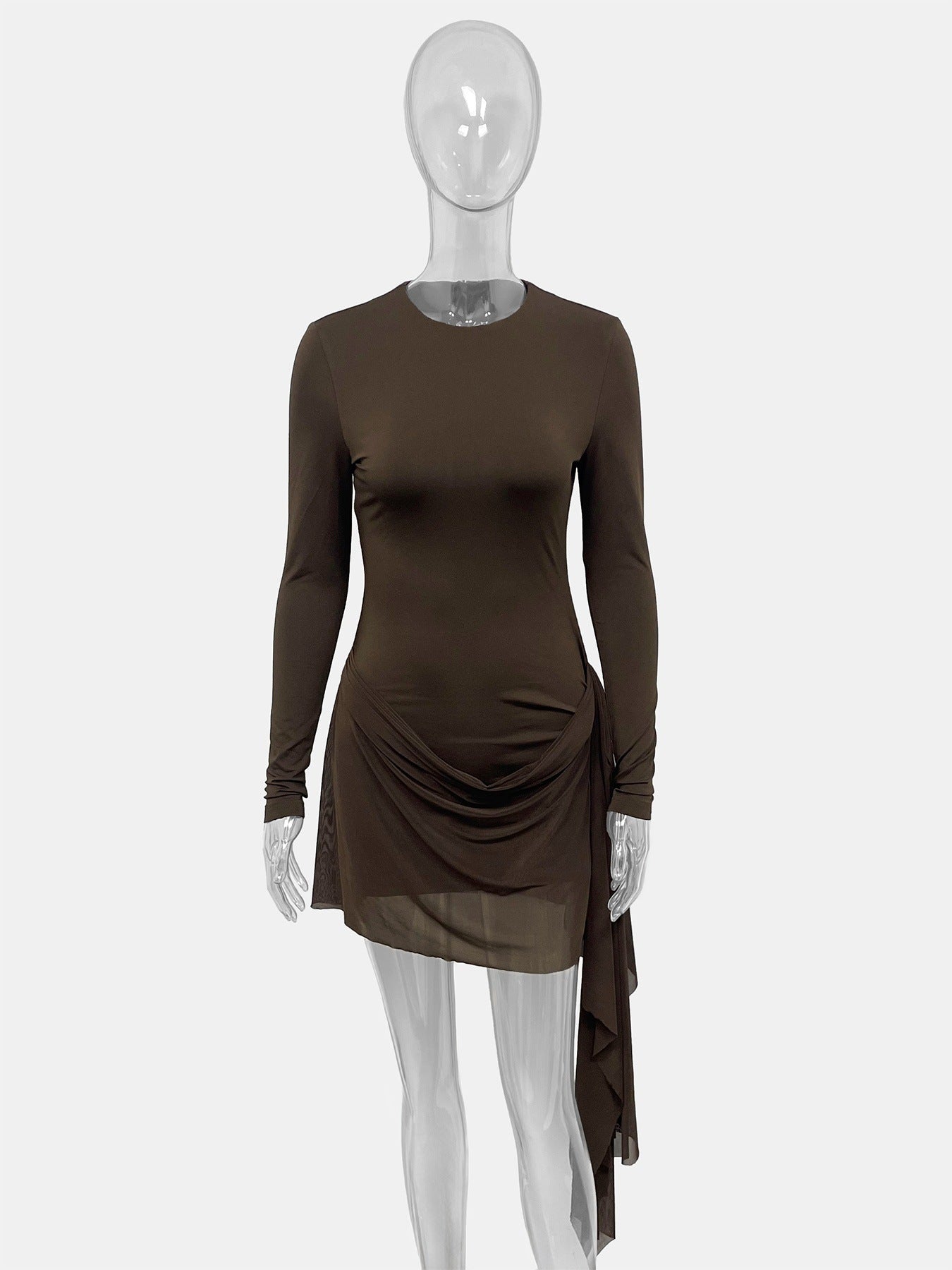 Slim-Fit Long-Sleeve Dress