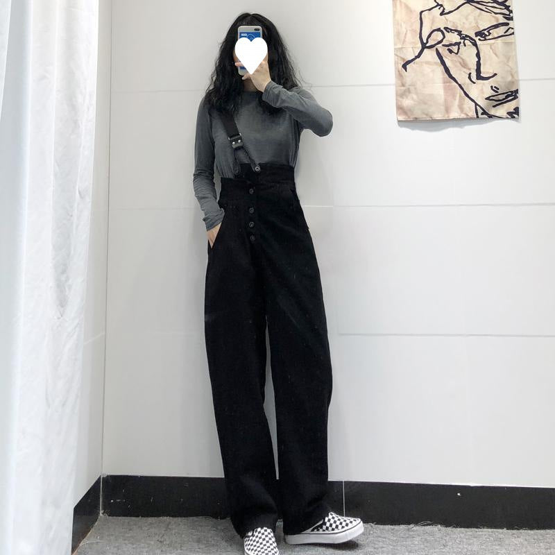 Two-way Wear Wide-leg Youth-boosting Floor-length Slip Pants