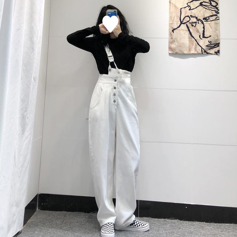 Two-way Wear Wide-leg Youth-boosting Floor-length Slip Pants